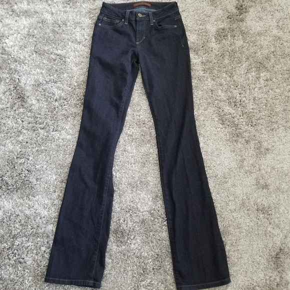 (W24) Joe's Jean's Everleigh Slim Bootcut Dark Wash Contemporary Date Night - Picture 6 of 10